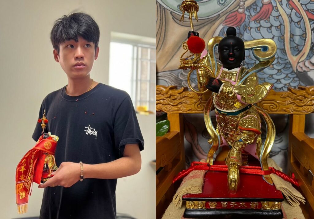 謝章穎從小就和太子爺很有緣份。（圖／謝章穎IG）