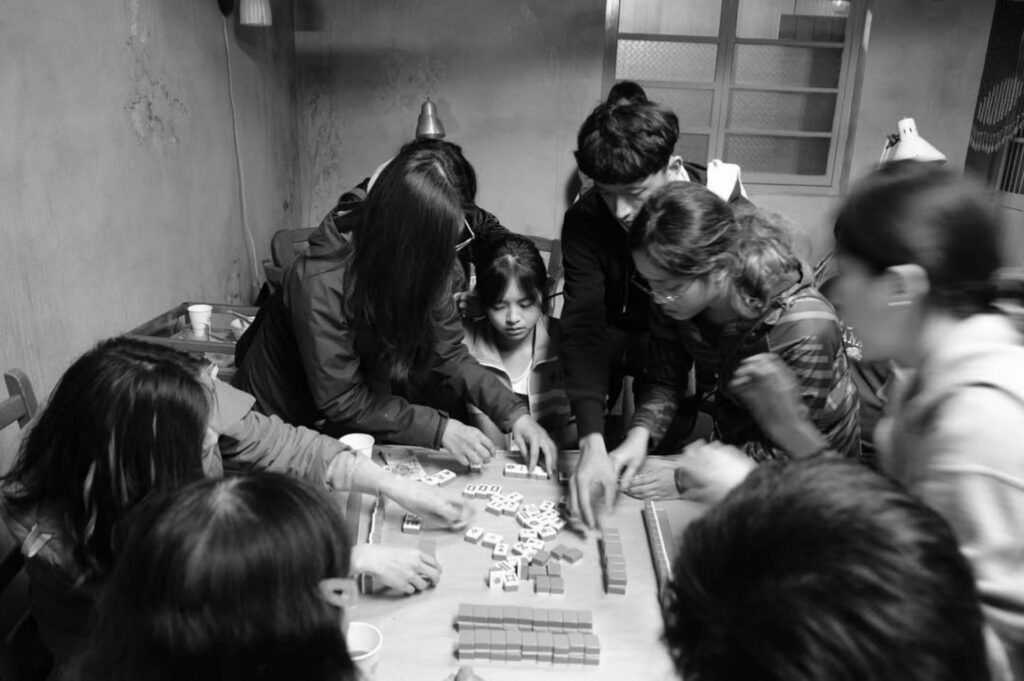 游珈瑄於短片作品《家庭式》拍片現場。