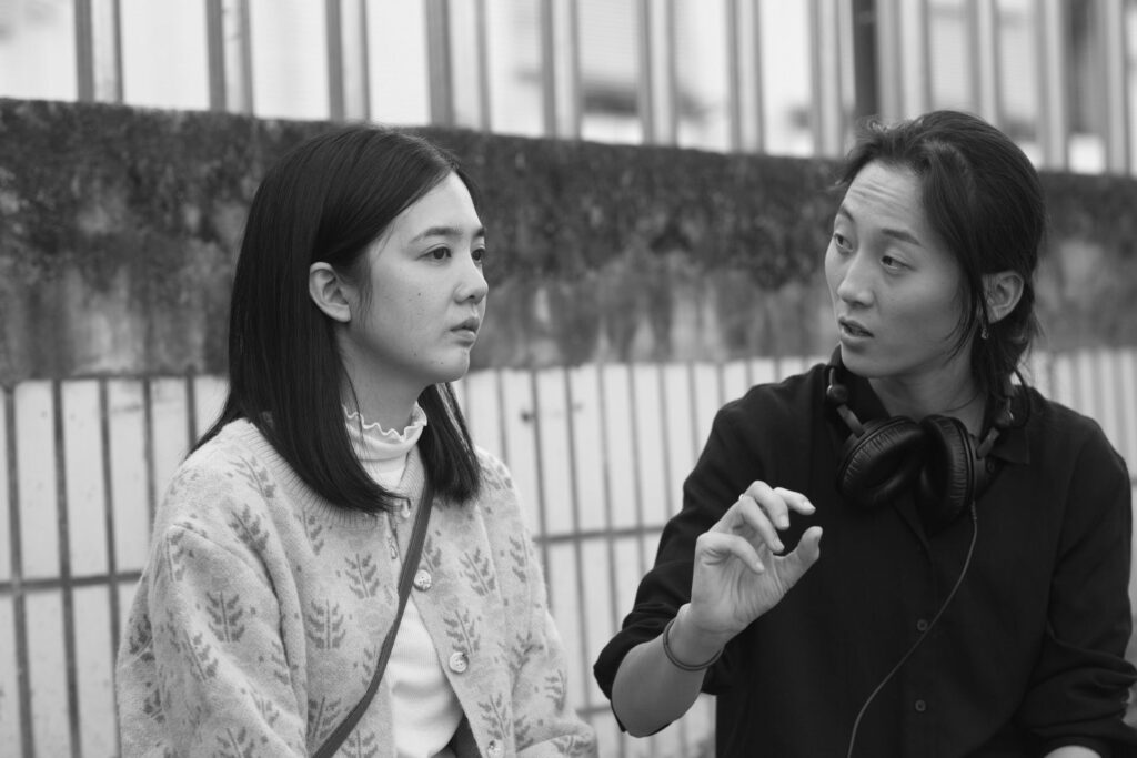 黃可欣首次拍戲,多虧《樹冠羞避》導演張均瑜適時開導。(圖/黃可欣提供)