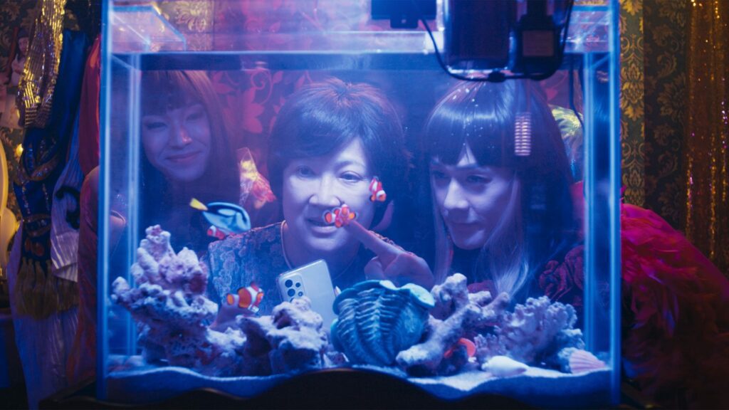 許瑞奇（右）攜手洪慧芳（中）在《好孩子》詮釋動人母子情。（圖／甲上娛樂）