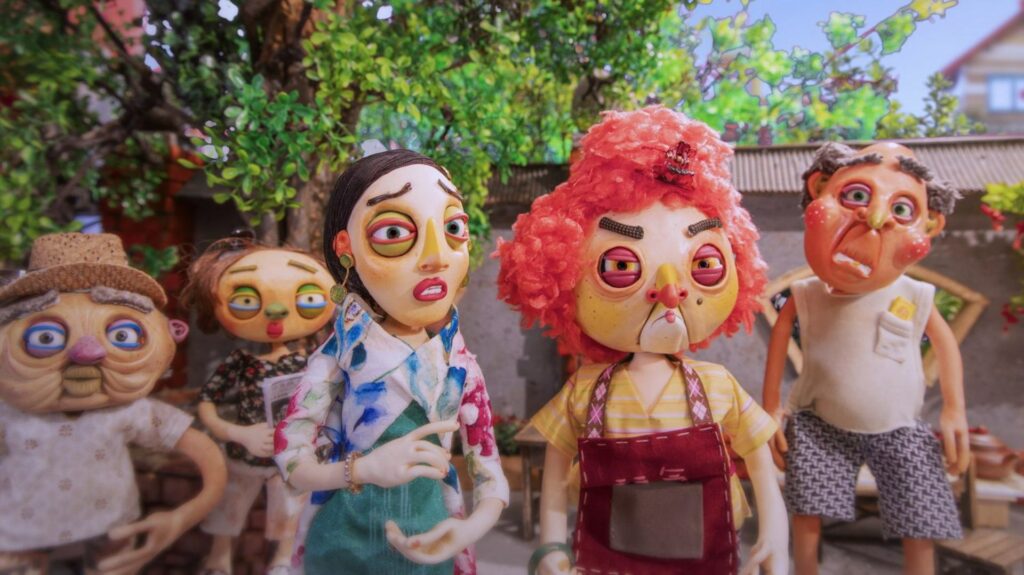 《我是陳派派》故事年代及世界觀設定在行動裝置和社群不普及的台灣鄉村「牛埔村」。（圖／《我是陳派派》）