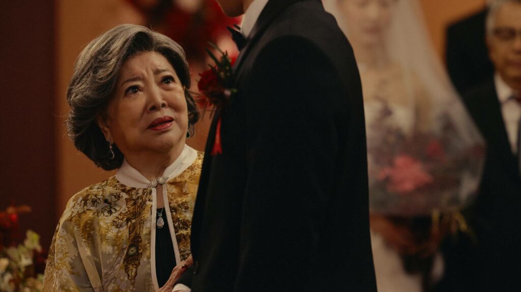 陳淑芳再續《孤味》前緣客串《雙囍》，扮演新郎高庭生的阿嬤，亦替許承傑還原兒時阿嬤和他說過的願望。