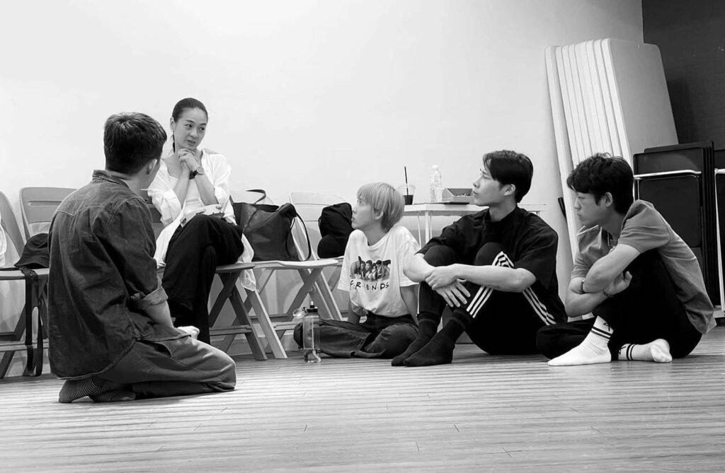 作為表演指導，陳雪甄開始告訴自己：光是站在這裡，就足以成為大家的力量。（陳雪甄臉書）