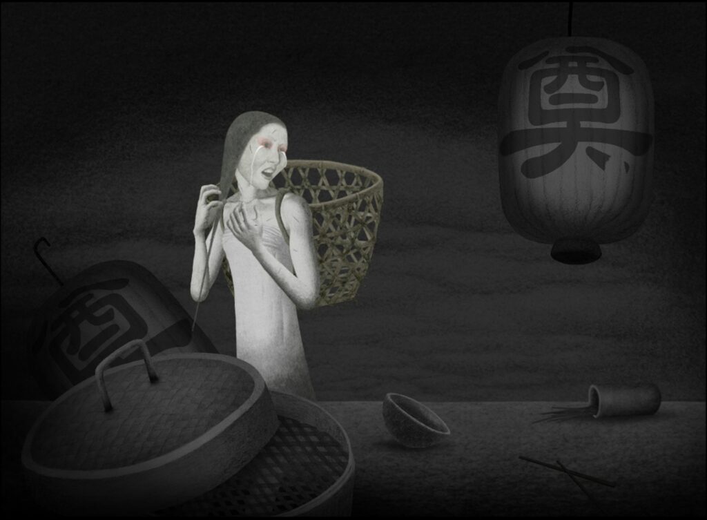 《肉蛾天》以炭筆素描融合日本舞踏,呈現別樹一格的美學風格。
