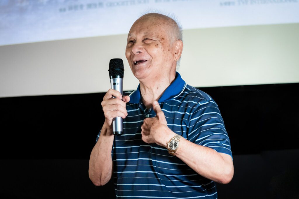 片中受訪者東俊賢也於映後表示，多年來持續投入台灣史研究，也曾赴海外查閱珍貴史料，希望讓更多人了解這片土地的故事。（圖片／放假影像 提供）