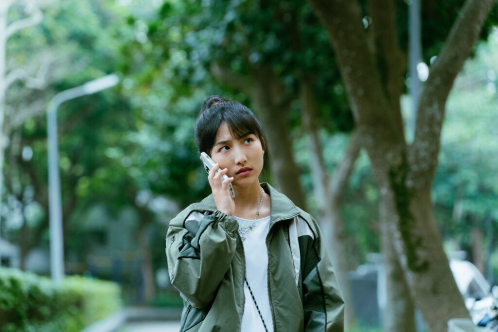 任敏嫻飾演未婚懷孕的林珮恩。(圖/《零日攻擊-蛇仔》)